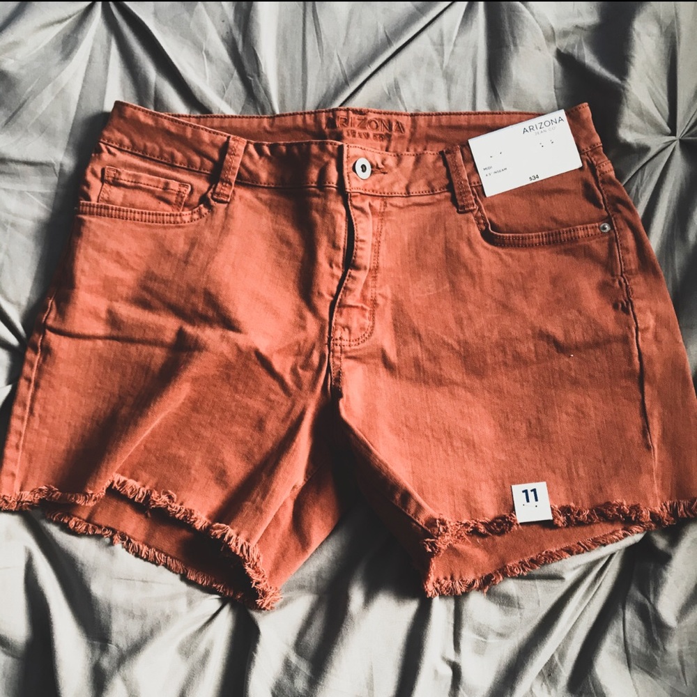 Burnt orange shorts